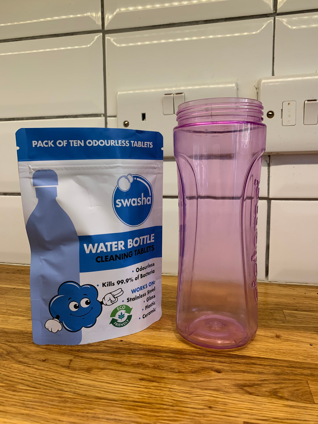 How should you clean your water bottle?