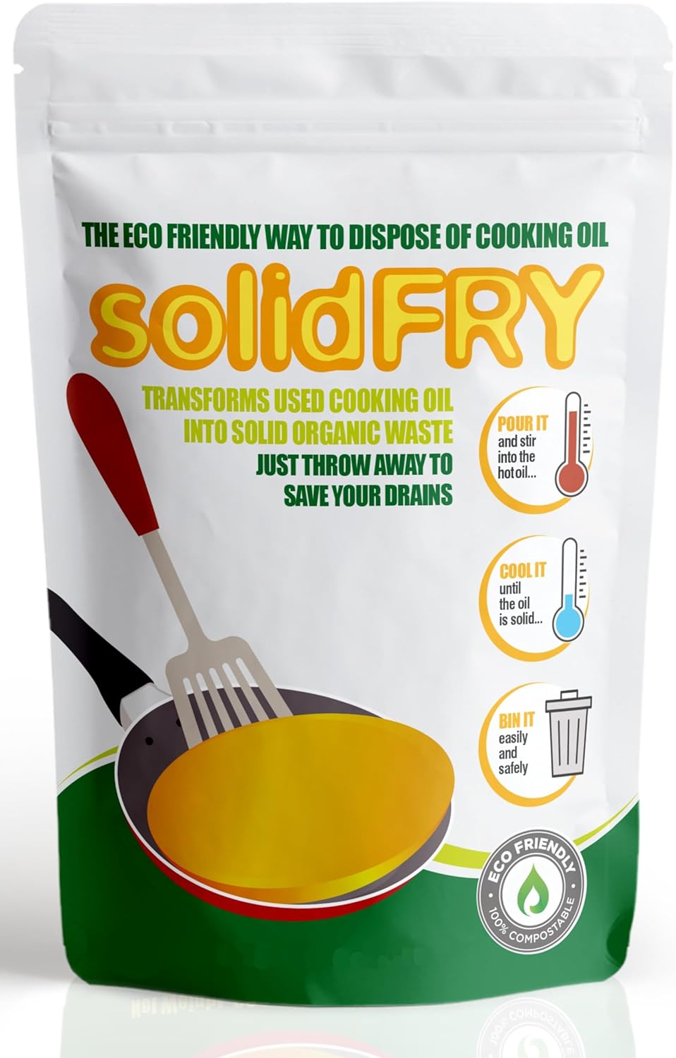 Solidfry: XL Version - Cooking Oil Solidifier